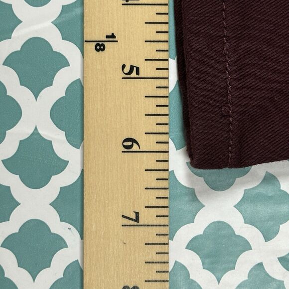 Basic Editions Jeggings Women’s Size XXL Maroon Pants Burgundy  Pull On Stretch - Picture 14 of 16